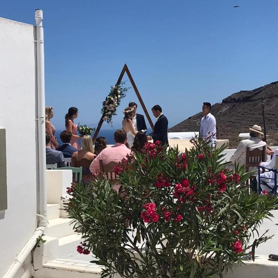 Pensjonat Palm Tree Hill Oía Zewnętrze zdjęcie